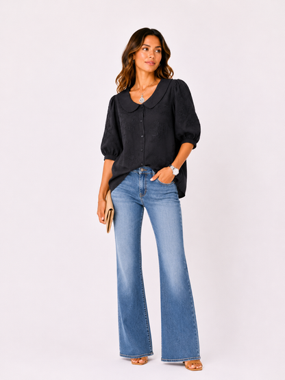 Victoria | Blusa floral elegante