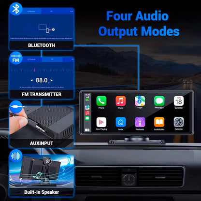 7/10 Inches Android Auto Universal Portable Carplay for Car Screen Car Radio Video Wireless Carplay Screen for Apple