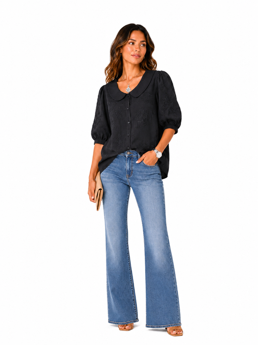 Victoria | Blusa floral elegante